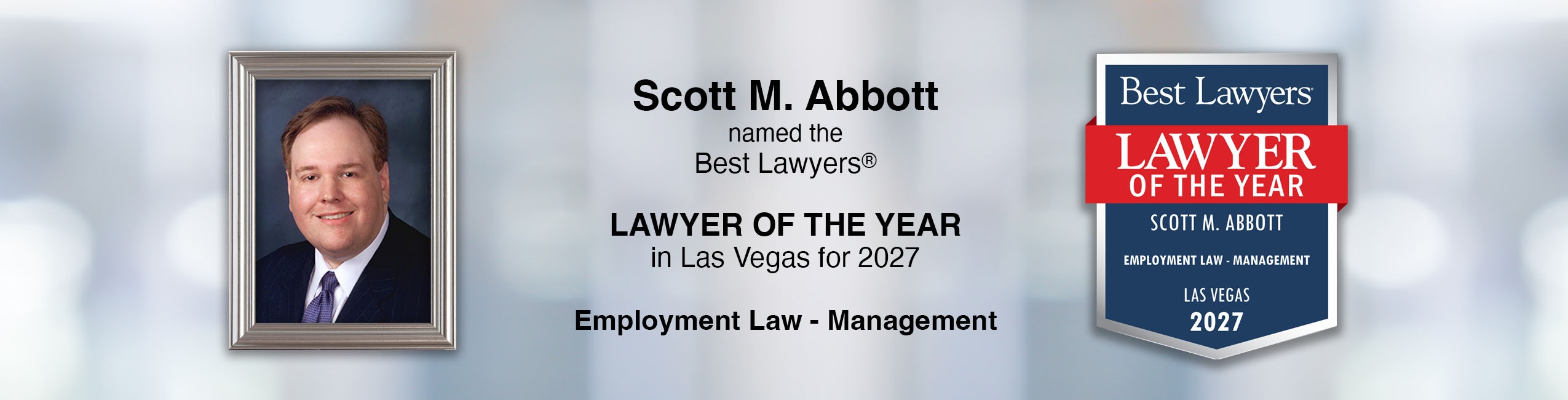 Scott M. Abbott — Best Lawyers recognition